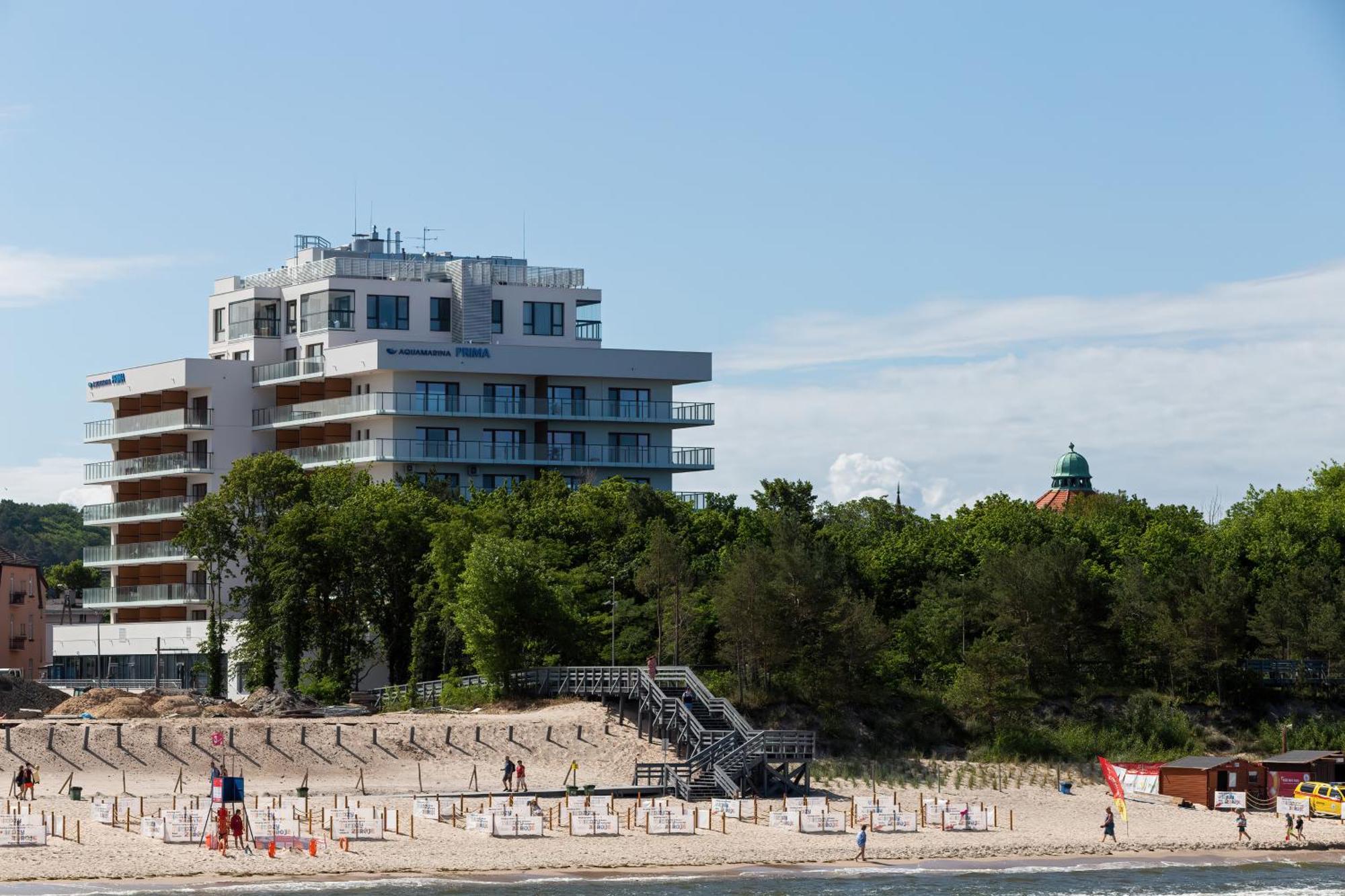 Aquamarina Prima Holiday Studios By The Beach By Noclegi Renters Мендзыздрое Экстерьер фото